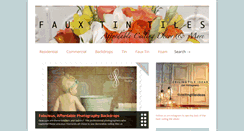 Desktop Screenshot of fauxtintiles.com